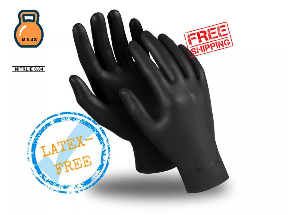 100 DISPOSABLE NITRILE GLOVES POWDER LATEX FREE BLUE Medical S/M/L/XL 1000 2000