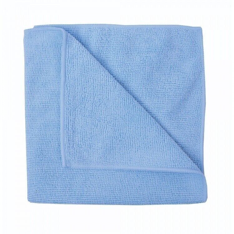 YELLOW BLUE CAR CLEANING DETAILING MICROFIBER SOFT POLISH CLOTHS TOWELS 40*40 CM