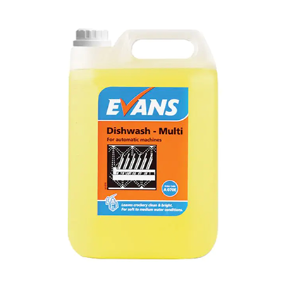 EVANS DISH WASH MULTI - Dishwasher Detergent 5L - 20L