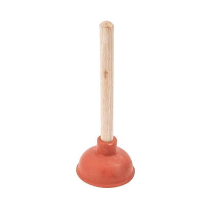 LARGE SINK WOODEN PLUNGER 4" - 5''