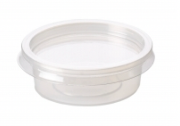 2oz Round containers & Lids Sauce Containers with Lids Sauce Pots Chatni Containers and Lids Deli Pots Reusable Plastic Sauce Tubs Select from Sizes : 2oz l 1000 pcs