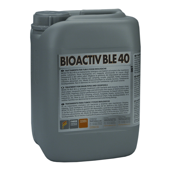 BIOACTIVE BLE 40 ACTIVE ENZYMES DRAIN CLEANER 5 LITRE