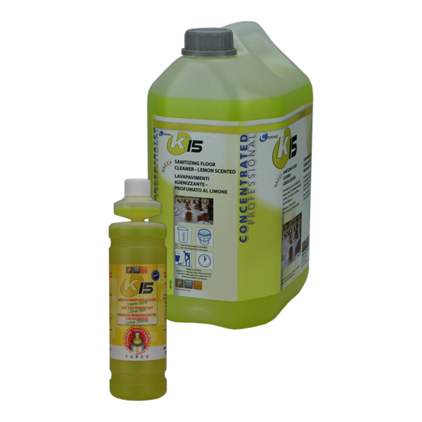 K15 – FLOOR DETERGENT SANITISER WITH LEMON SCENT - 5 LITRE