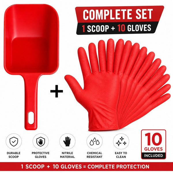 MUSON Safety Scoop & Gloves Kit